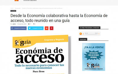 Colaborum, medio de comunicación especializado en economía colaborativa recomienda el GuíaBurros: Economía de acceso